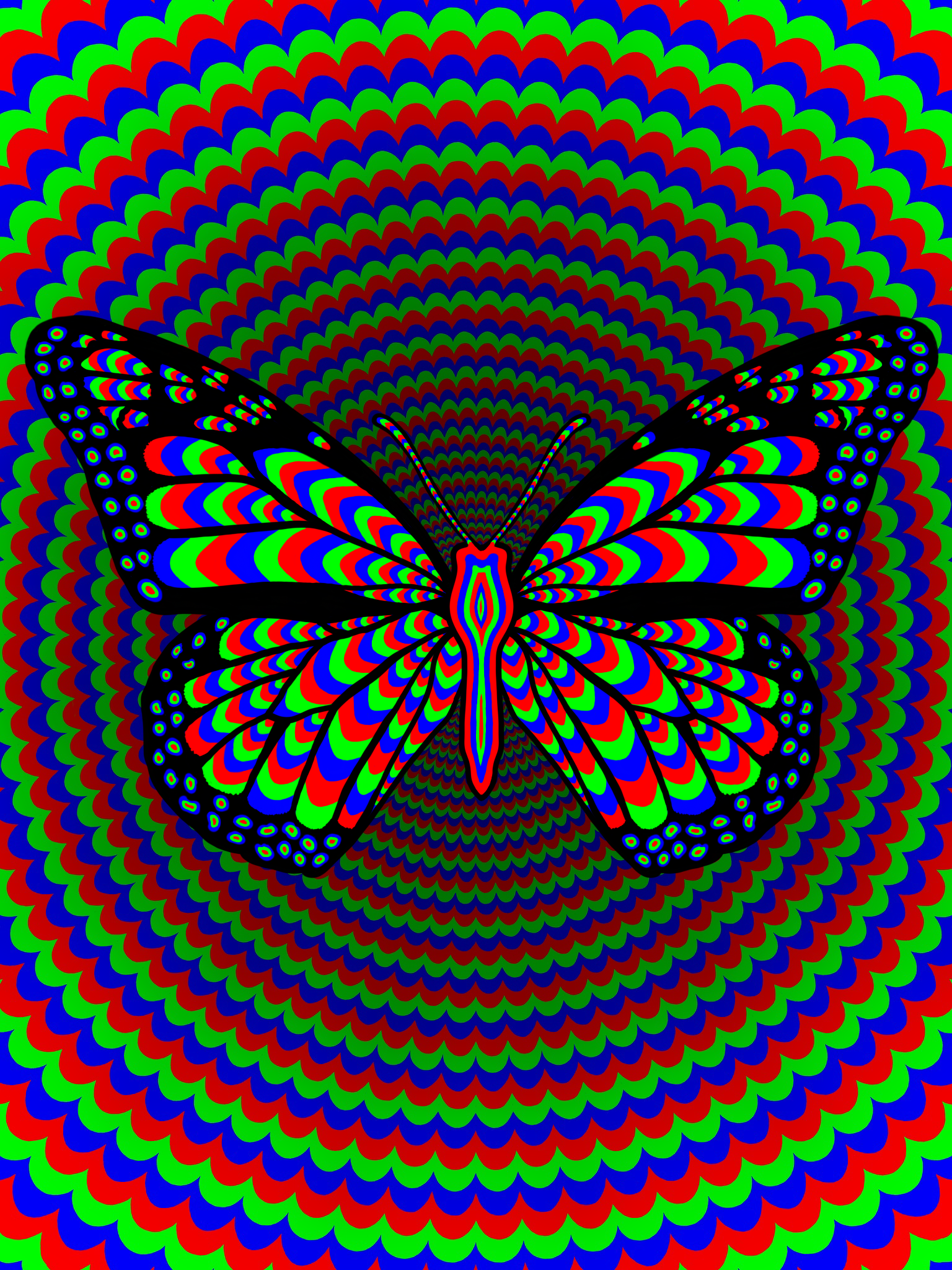 Trippy LED Colorizer Frame + Art Pack Bundle