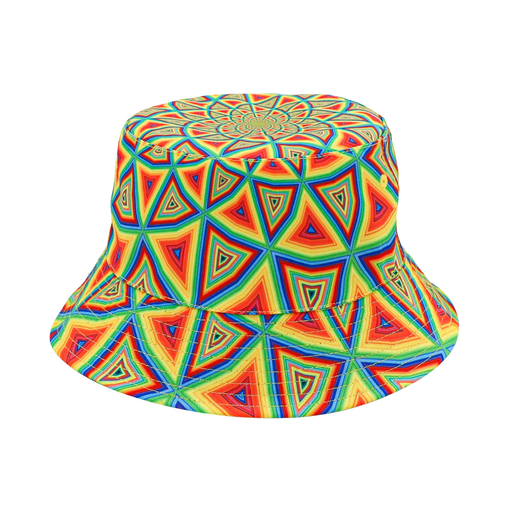 Color Spiral Reversible Bucket Hat