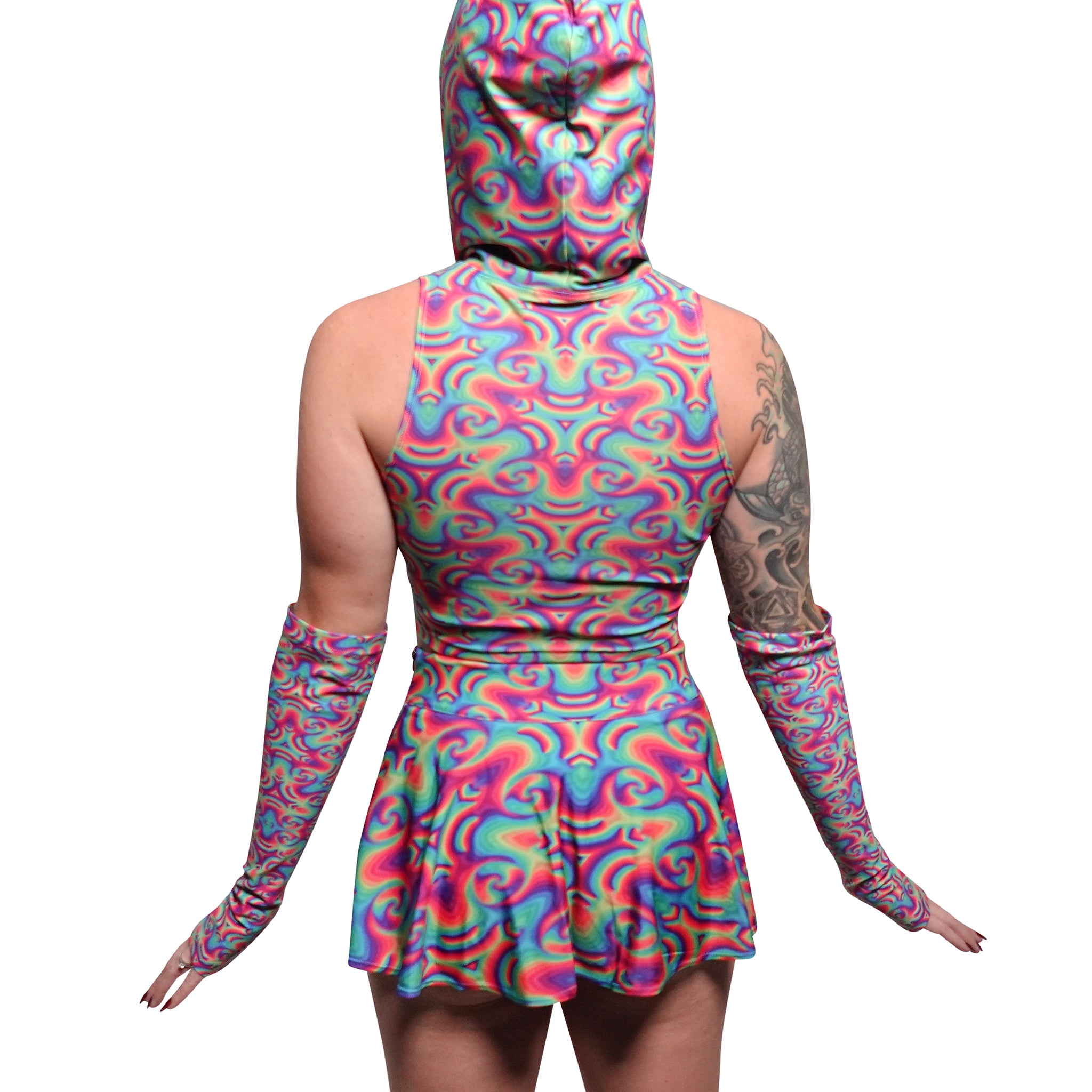 The Steve Hooded Mask Top