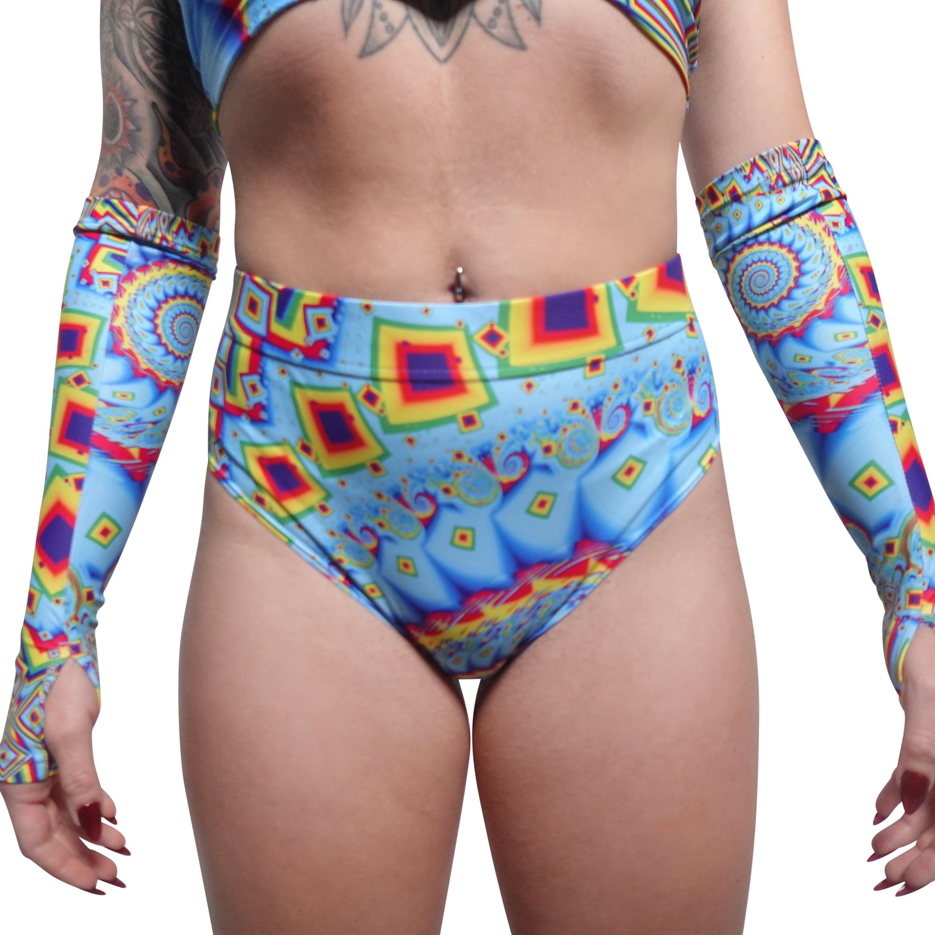 Third Eye Vortex High Cut Shorts