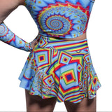 Third Eye Vortex Mini-Skirt