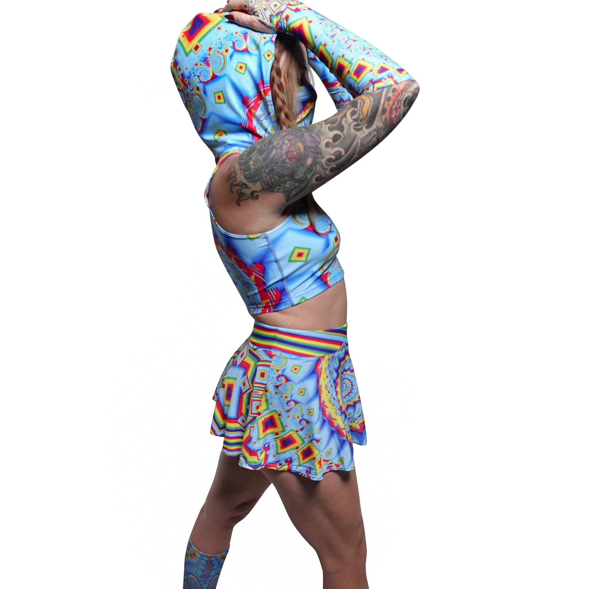 Third Eye Vortex Mini-Skirt