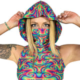 The Steve Hooded Mask Top