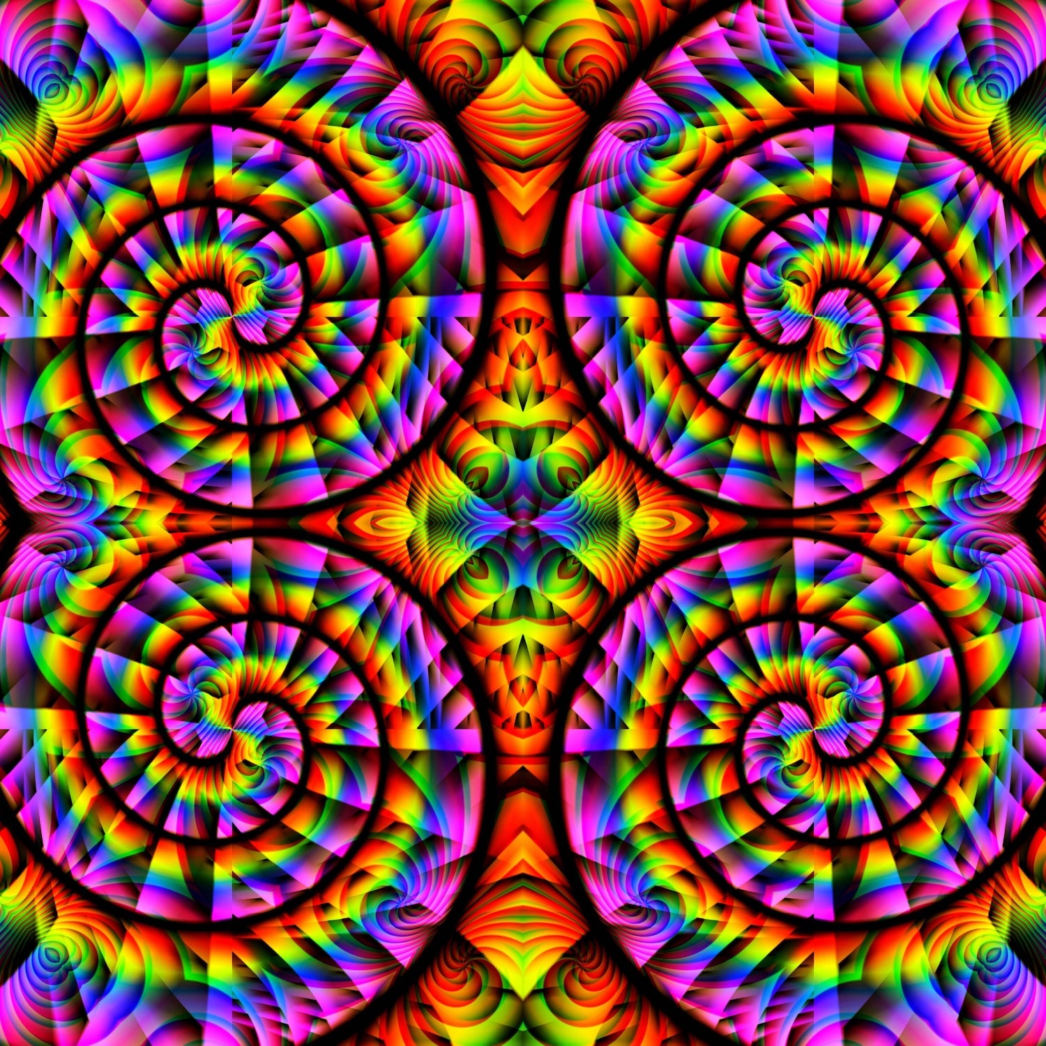 Rainbow Spirals