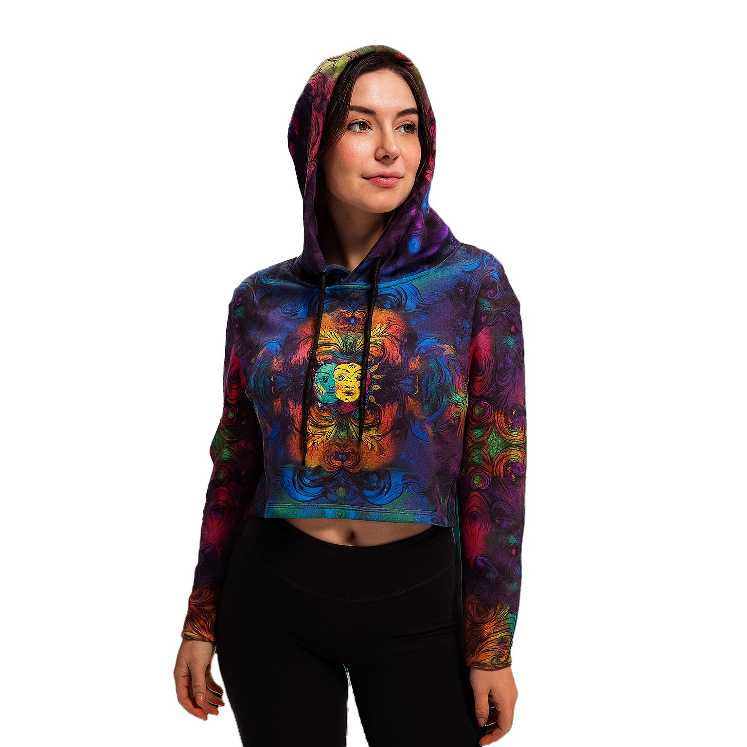 Salene and Soleil Crop Hoodie