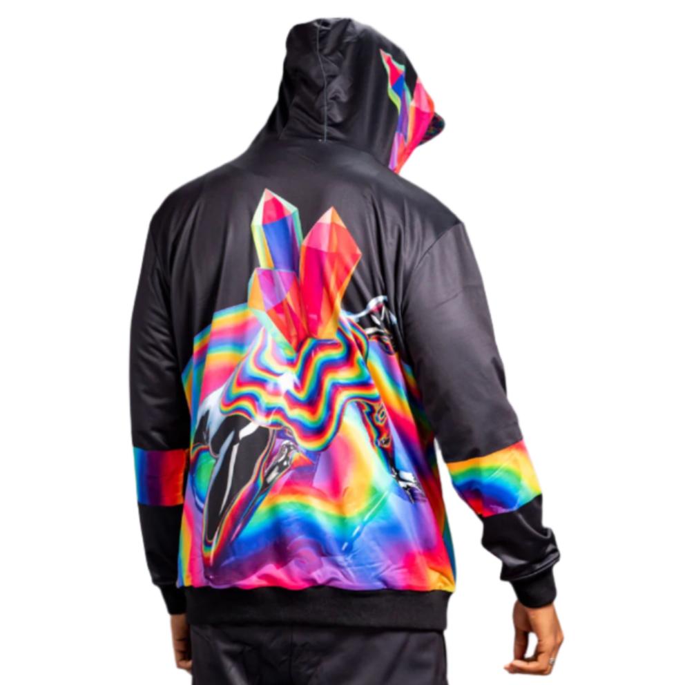 Crystallization Reversible Hoodie