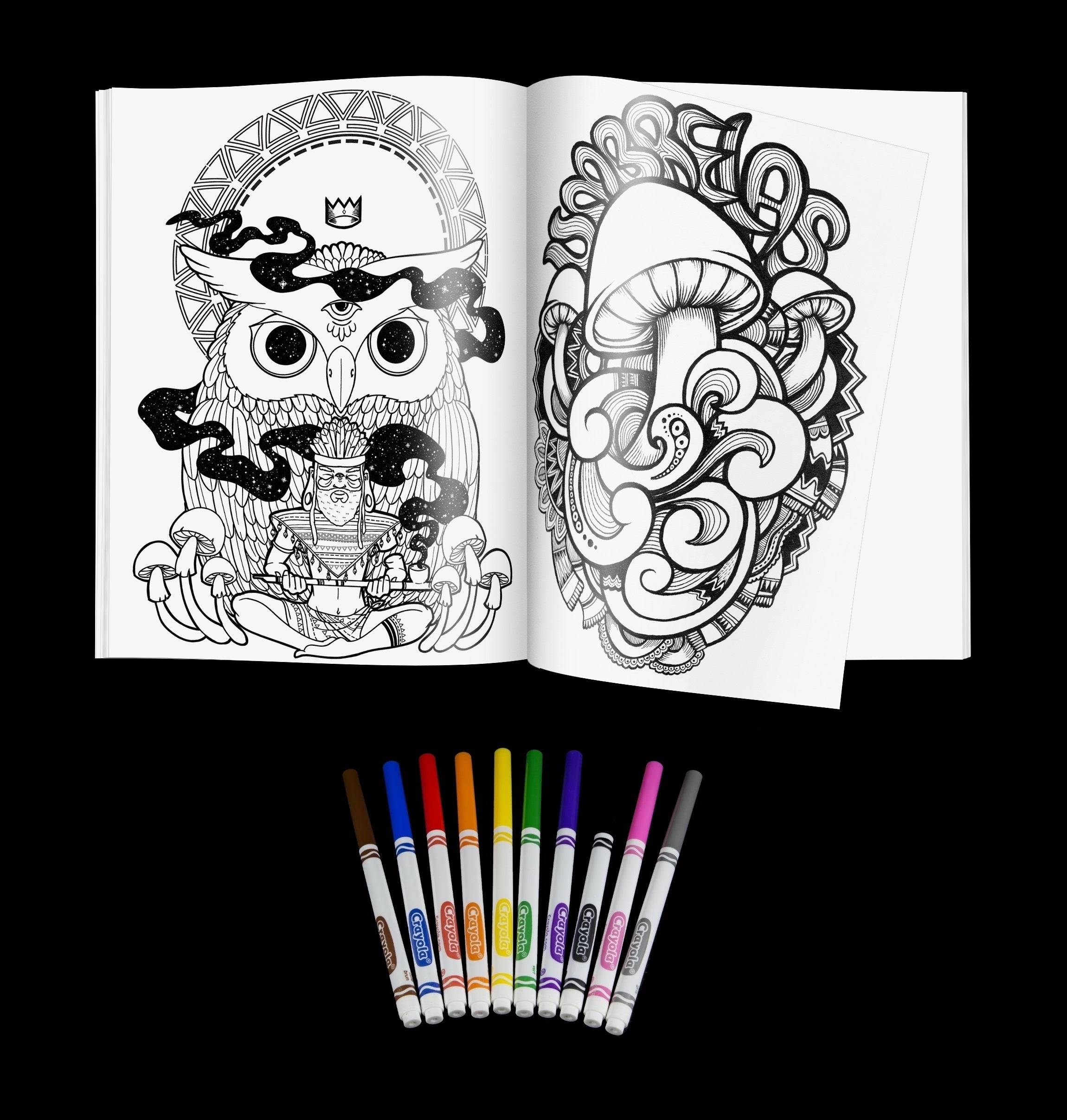Thick Paper One Side Coloring Books for Markers? : r/Coloring