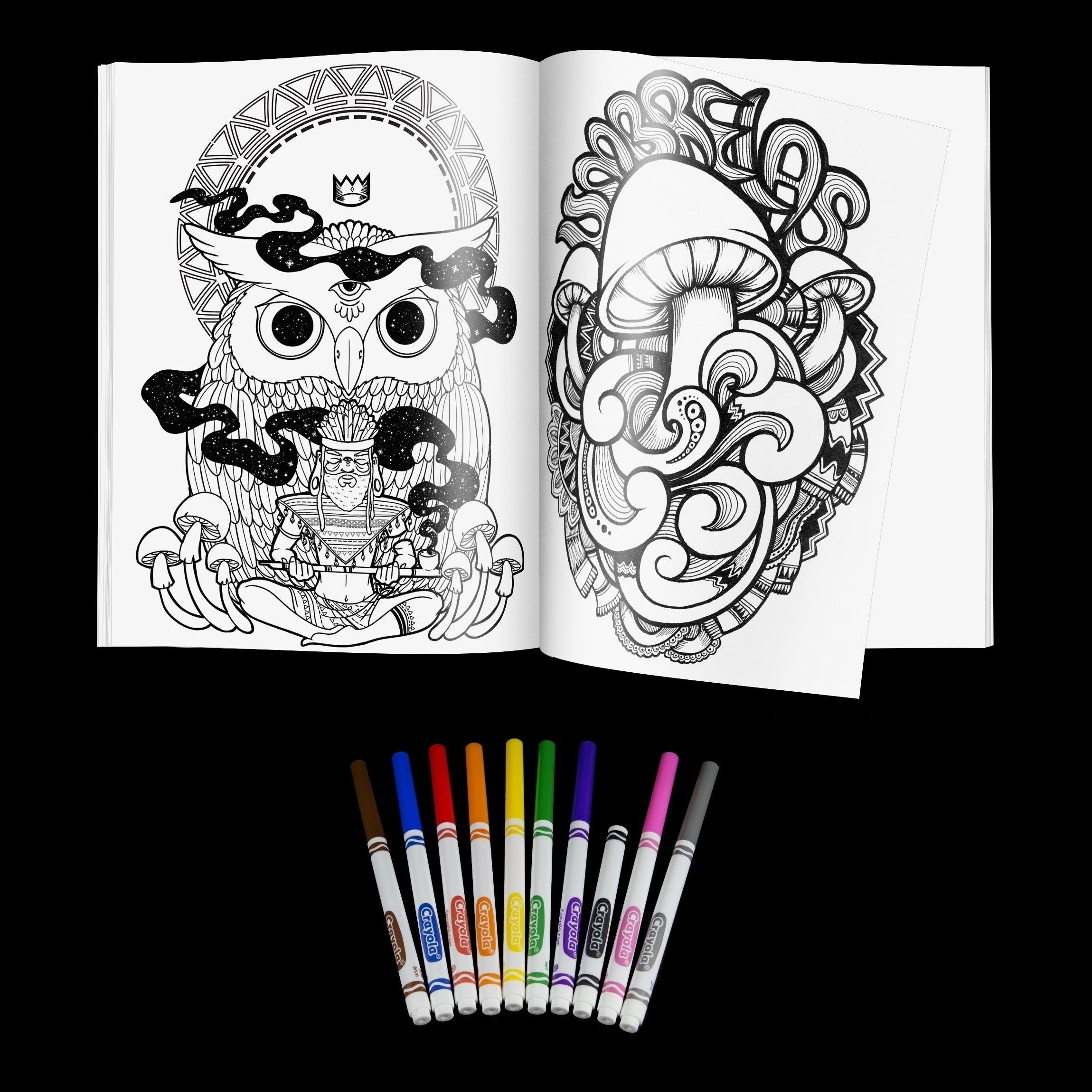 Thick Paper One Side Coloring Books for Markers? : r/Coloring